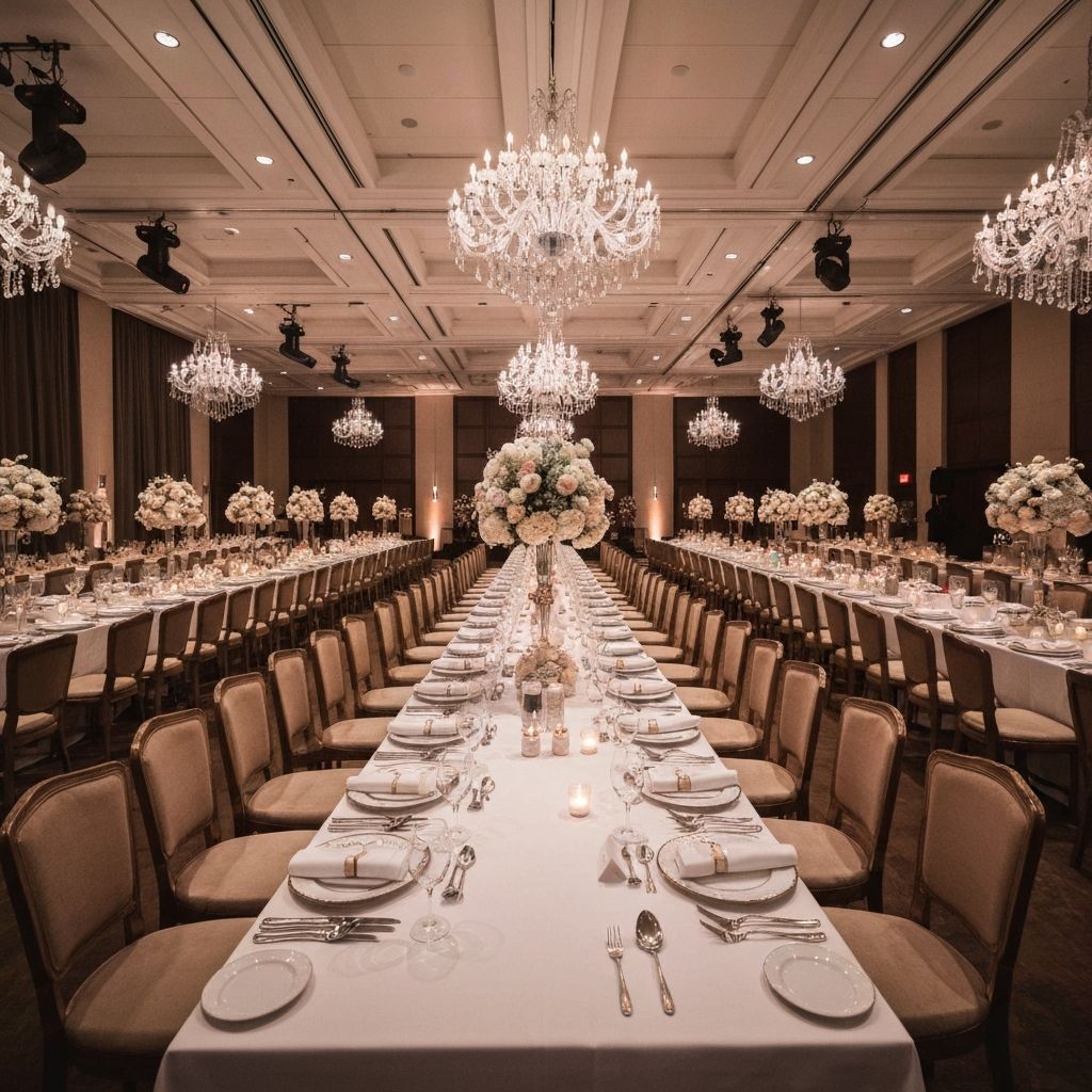 Grande salle de réception des Salons L'Event